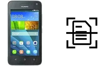 Numériser un document sur un Huawei Y360