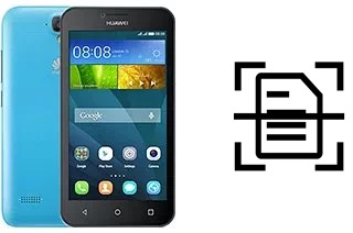 Numériser un document sur un Huawei Y560