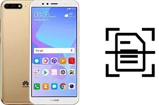 Numériser un document sur un Huawei Y6 (2018)