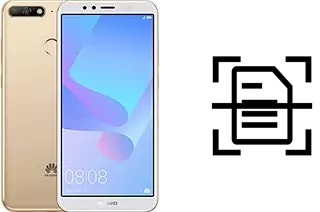 Numériser un document sur un Huawei Y6 Prime (2018)