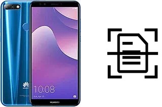 Numériser un document sur un Huawei Y7 Prime (2018)