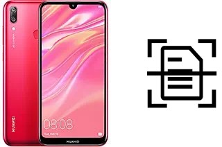 Numériser un document sur un Huawei Y7 (2019)