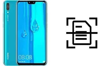 Numériser un document sur un Huawei Y9 (2019)