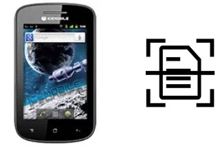 Numériser un document sur un Icemobile Apollo Touch 3G