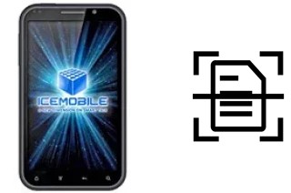 Numériser un document sur un Icemobile Prime