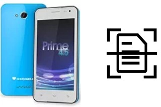 Numériser un document sur un Icemobile Prime 4.5