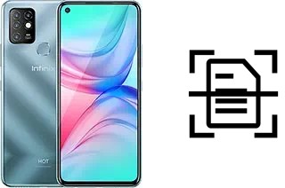 Numériser un document sur un Infinix Hot 10