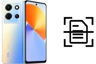 Numériser un document sur un Infinix Note 30