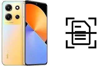 Numériser un document sur un Infinix Note 30i