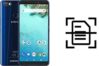 Numériser un document sur un Infinix Note 5