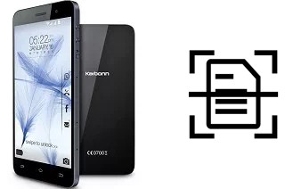 Numériser un document sur un Karbonn Titanium Mach Two S360