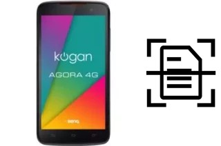 Numériser un document sur un Kogan Agora 4G