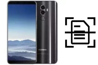 Numériser un document sur un Konka S5