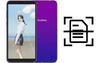 Numériser un document sur un Koobee S209