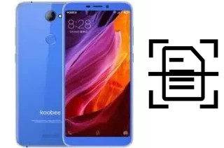 Numériser un document sur un Koobee S509