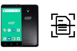 Numériser un document sur un Krip K5