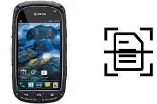 Numériser un document sur un Kyocera Torque E6710