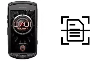 Numériser un document sur un Kyocera Torque KC-S701