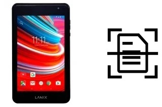 Numériser un document sur un Lanix Ilium PAD RX7