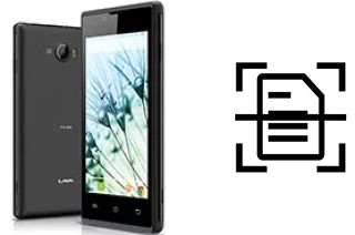 Numériser un document sur un Lava Iris 250