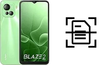 Numériser un document sur un Lava Blaze 2 Pro