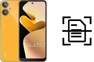 Numériser un document sur un Lava Blaze 2