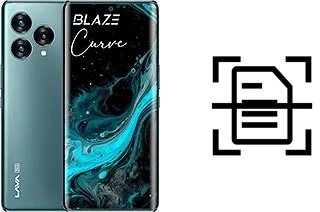 Numériser un document sur un Lava Blaze Curve