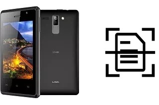 Numériser un document sur un Lava Iris 325 Style