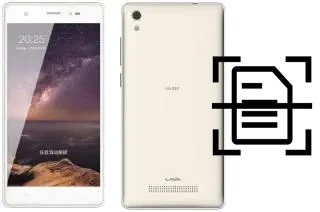 Numériser un document sur un Lava Iris 820