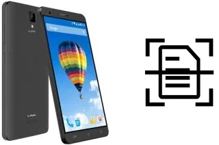 Numériser un document sur un Lava Iris Fuel F2