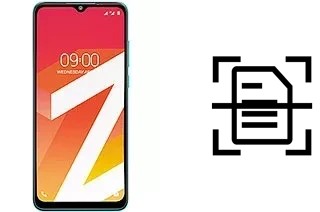 Numériser un document sur un Lava Z2