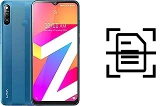 Numériser un document sur un Lava Z3