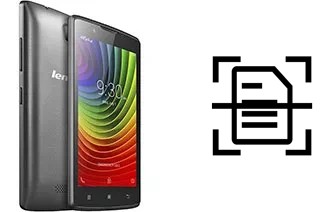 Numériser un document sur un Lenovo A2010