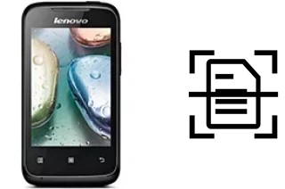 Numériser un document sur un Lenovo A269i