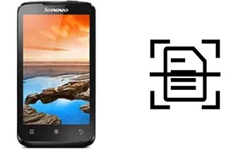 Numériser un document sur un Lenovo A316i