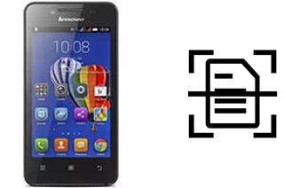 Numériser un document sur un Lenovo A319