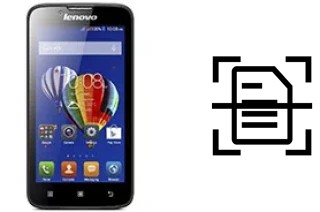 Numériser un document sur un Lenovo A328