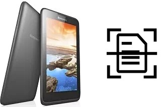 Numériser un document sur un Lenovo A7-50 A3500