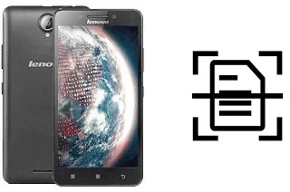 Numériser un document sur un Lenovo A5000