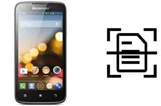 Numériser un document sur un Lenovo A516