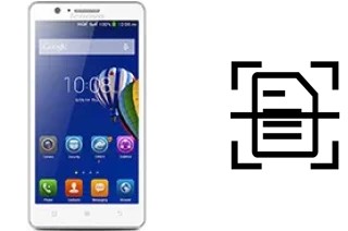 Numériser un document sur un Lenovo A536