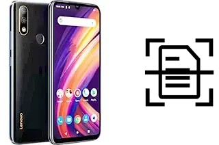 Numériser un document sur un Lenovo A6 Note