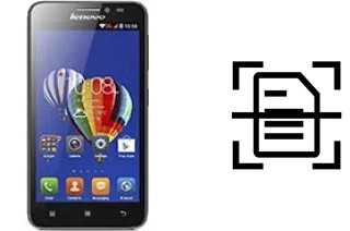 Numériser un document sur un Lenovo A606