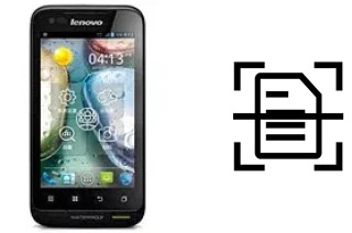 Numériser un document sur un Lenovo A660