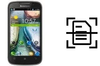 Numériser un document sur un Lenovo A690