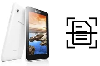 Numériser un document sur un Lenovo A7-30 A3300