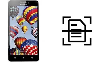 Numériser un document sur un Lenovo A7000 Turbo
