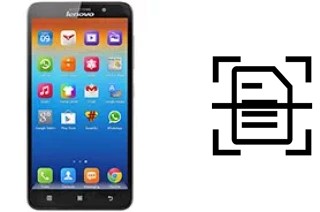 Numériser un document sur un Lenovo A850+