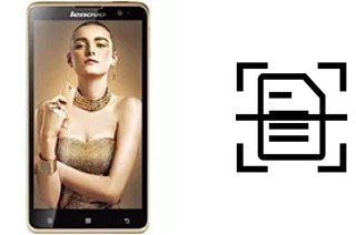 Numériser un document sur un Lenovo Golden Warrior S8