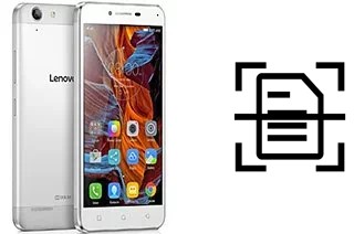 Numériser un document sur un Lenovo Vibe K5 Plus